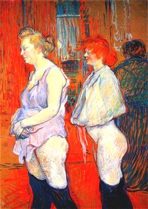 Lautrec rue des moulins, the medical inspection 1894