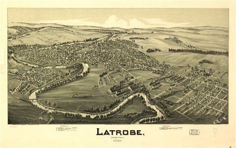 Latrobe, Pennsylvania 1900. LOC 75694996