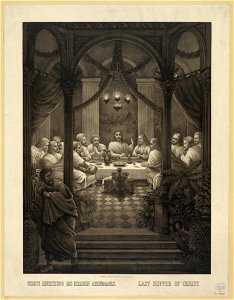 Last supper of Christ LCCN2003680976