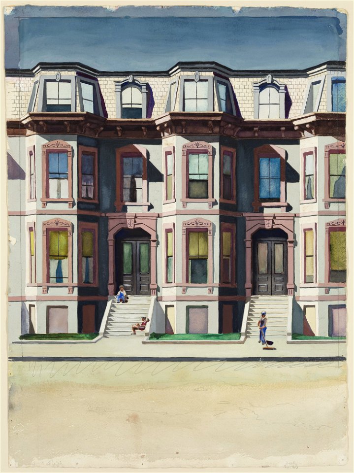 Lawrence Edward Kupferman - Old Roxbury - 43.105 - Detroit Institute of Arts