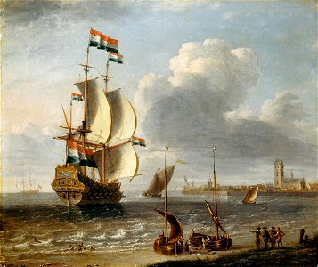 Laureys a Castro - A Dutch East-Indiaman off Hoorn