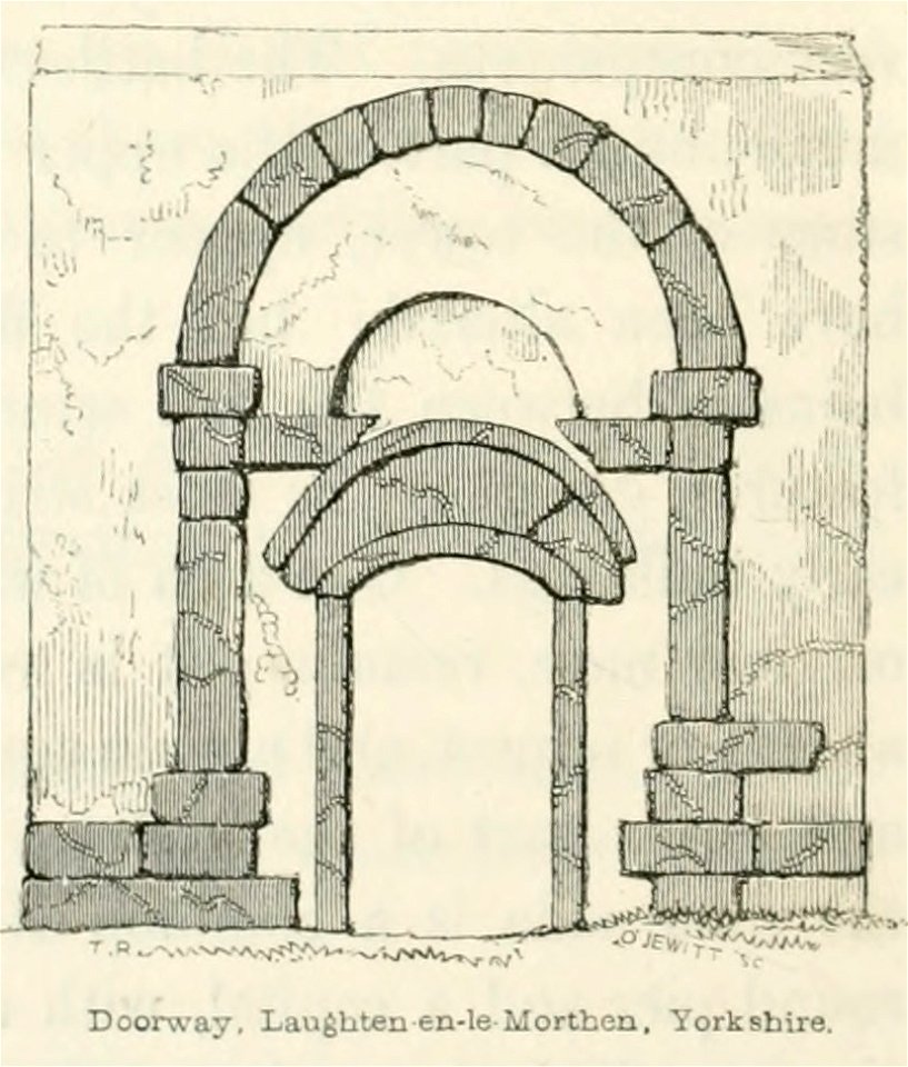 Laughten-en-le-Morthen Doorway stylesofarchitec00rick 0370