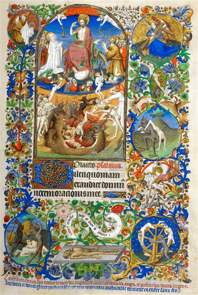 Last Judgement - British Library Add MS 18850 f157r