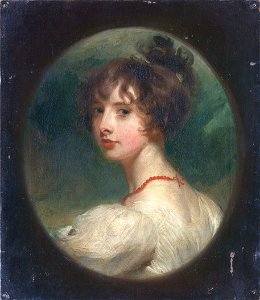 Sir Thomas Lawrence Portrait of Emily Mary Lamb, 1803. National Gallery London