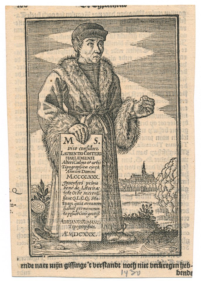Laurens Janszoon Coster Erfgoedcentrum Rozet 300 191 d 2 A-01