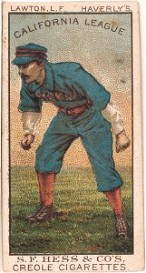 Lawton, Haverly Team, baseball card portrait LCCN2007680746