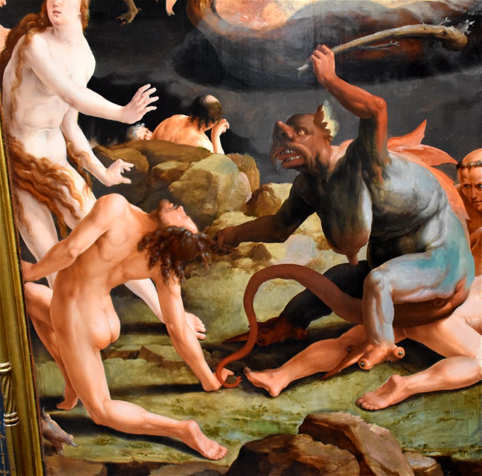 Last Judgment by Lucas van Leyden - detail (1)