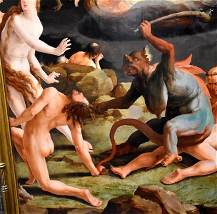 Last Judgment by Lucas van Leyden - detail (1)