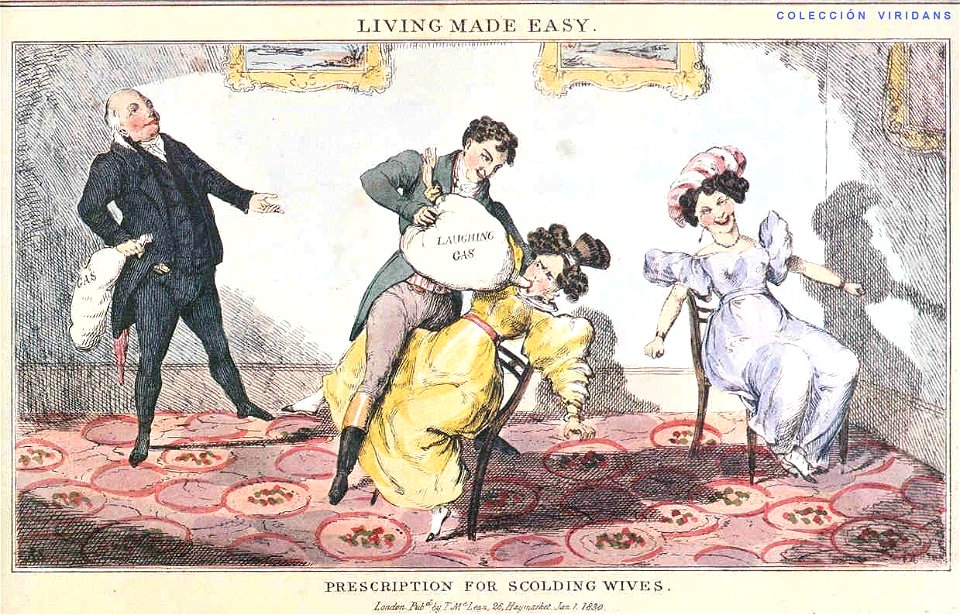 Laughing gas Rumford Davy