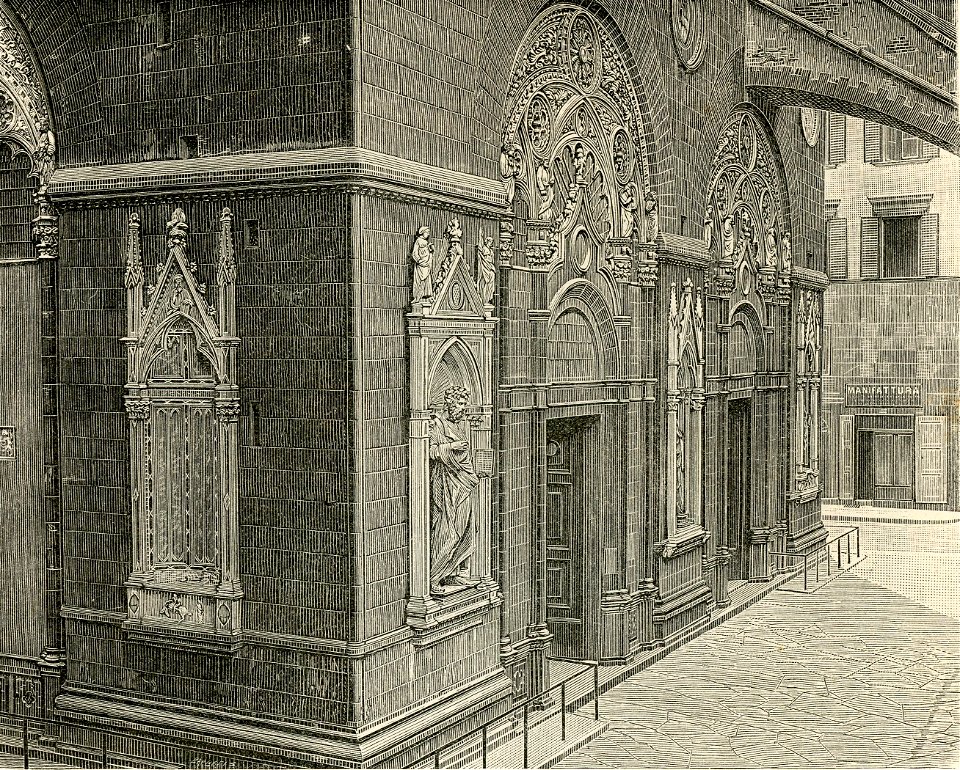 Lato occidentale della chiesa di Or San Michele