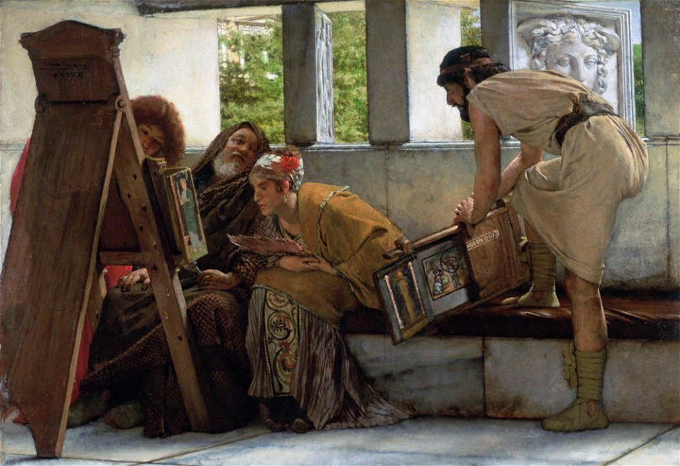 Lawrence Alma-Tadema - A Roman studioFXD