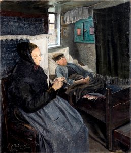Laurits Andersen Ring - The sick man - Google Art Project