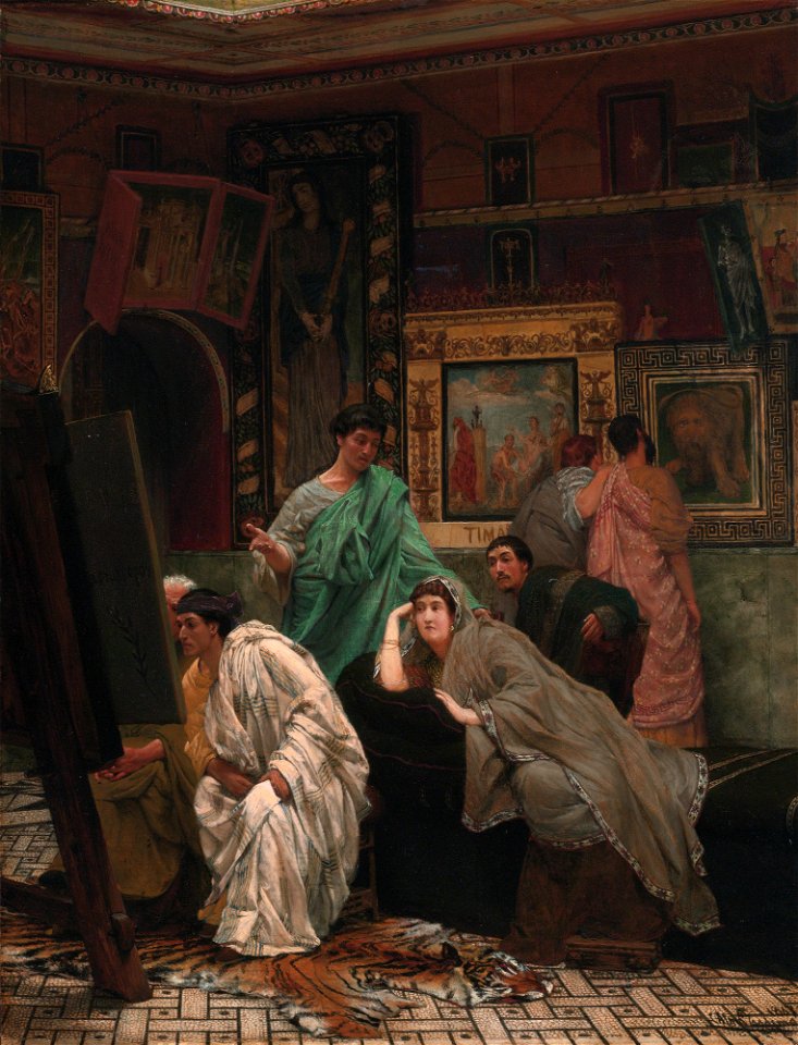 Lawrence Alma-Tadema A Collection of Pictures at the Time of Augustus
