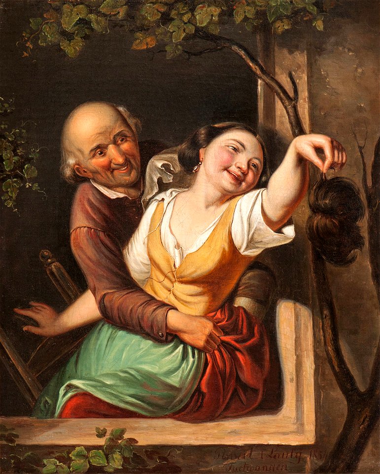 Lauly Paar am Fenster