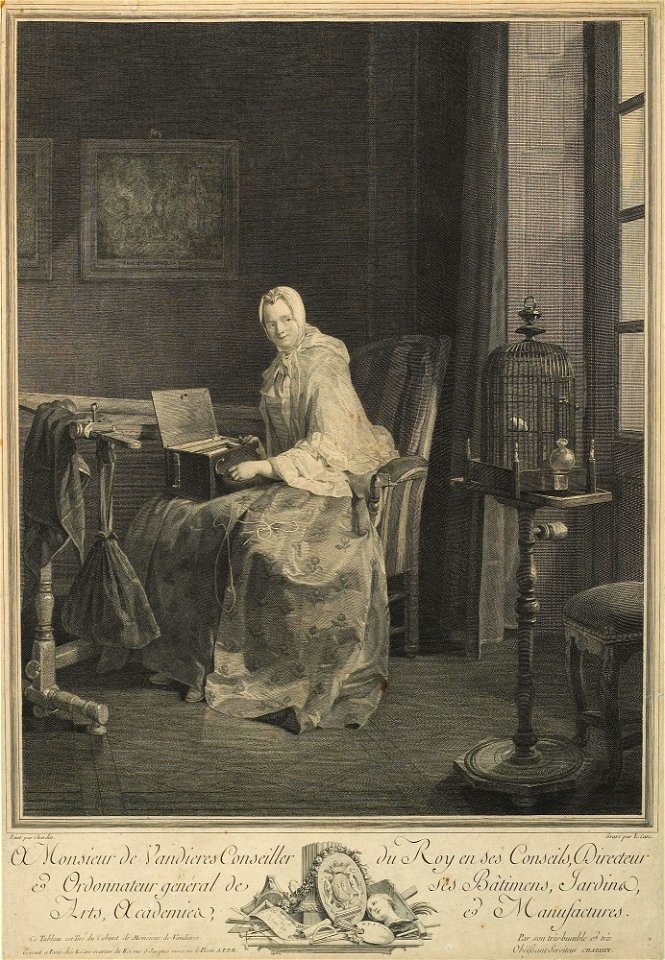 Laurent Cars - La Serinette (Lady with a Bird-Organ)