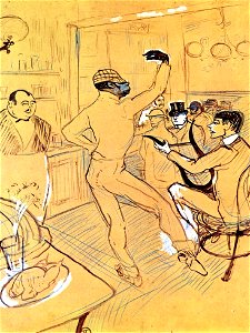 Lautrec chocolat dancing in the 'irish american bar' 1896