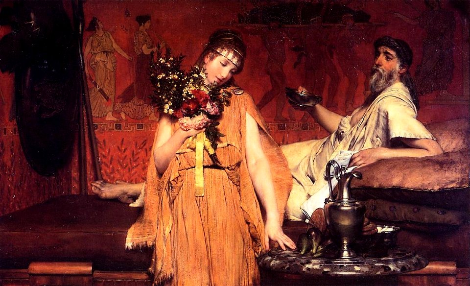 Lawrence Alma-Tadema Between Hope and Fear
