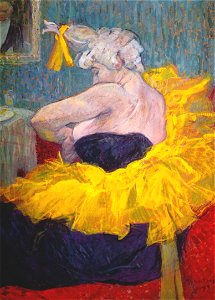Lautrec the clownesse cha-u-kao at the moulin rouge ii 1895