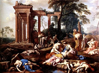 Laurent de La Hyre - The Children of Bethel Mourned by their Mothers - WGA12314