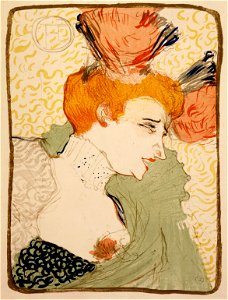 Lautrec mademoiselle marcelle lender (profile) 1895