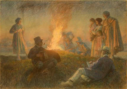 Laurits Tuxen, Sankt Hansblus, 1920, skm259, Skagens Museum-cropped