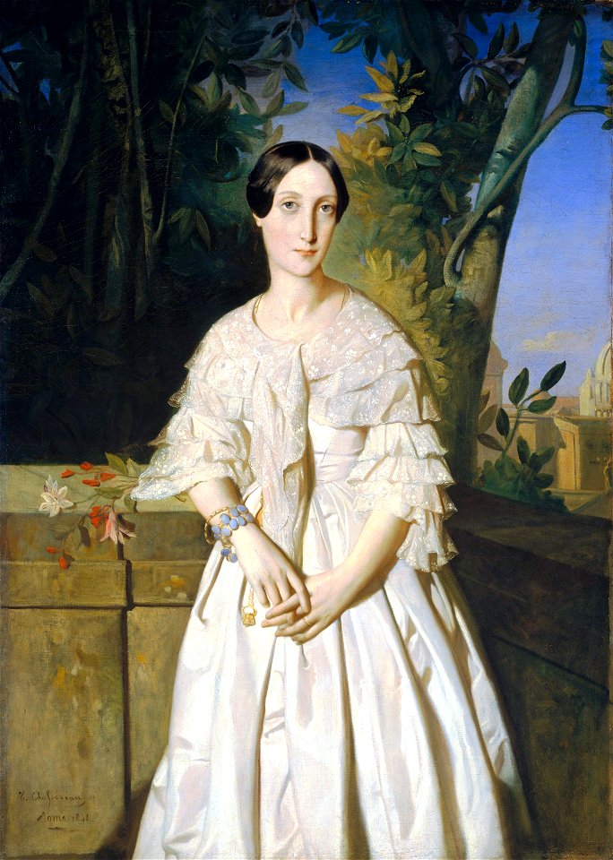 Chassériau - Comtesse de La Tour-Maubourg (née Marie-Louise-Charlotte-Gabrielle Thomas de Pange, 1816–1850)