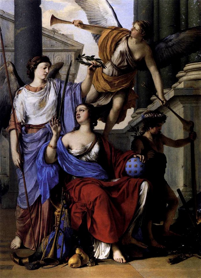 Laurent de La Hyre - Allegory of the Regency - WGA12324