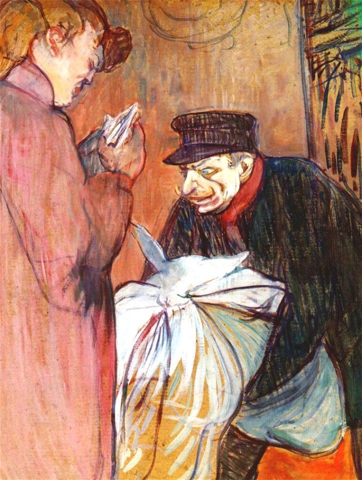 Lautrec the brothel laundryman 1894