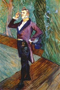 Lautrec the actor henry samary 1889