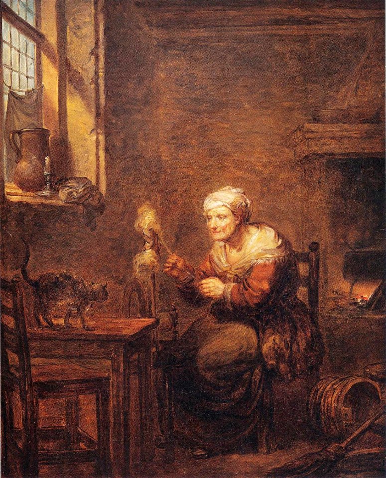 Lauréus, Kehräävä nainen