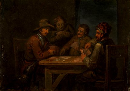 Alexander Lauréus - Peasants playing Cards - NG.M.00138 - National Museum of Art, Architecture and Design