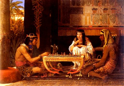 Lawrence Alma-Tadema Egyptian Chess Players