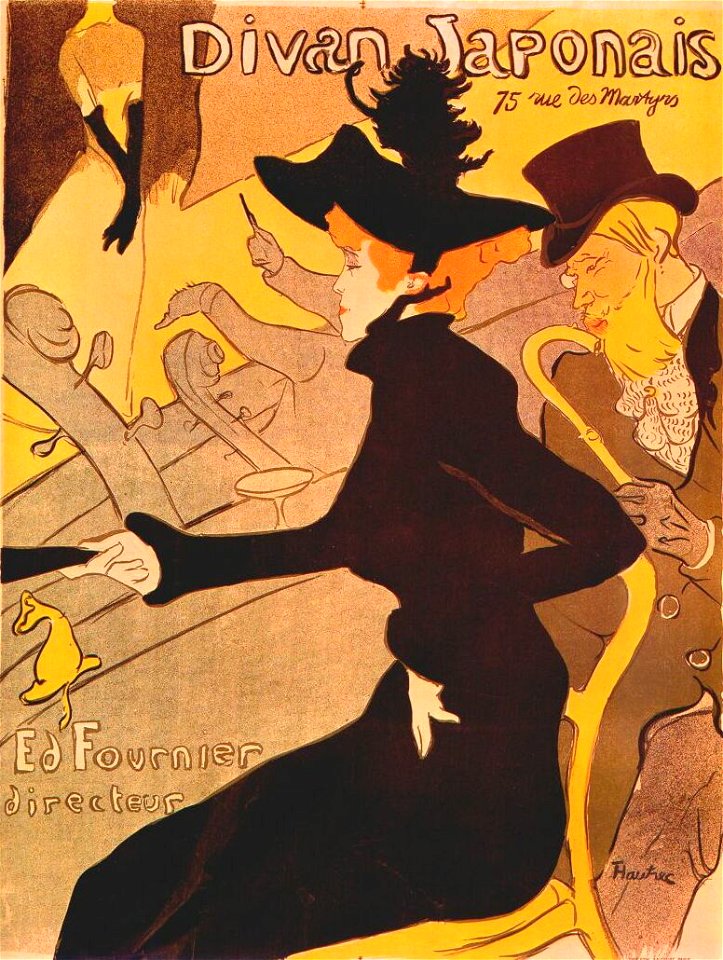 Lautrec divan japonais (poster) c1892-3