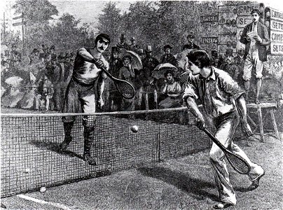 Lawford vs Renshaw, Wimbledon in the 1880s