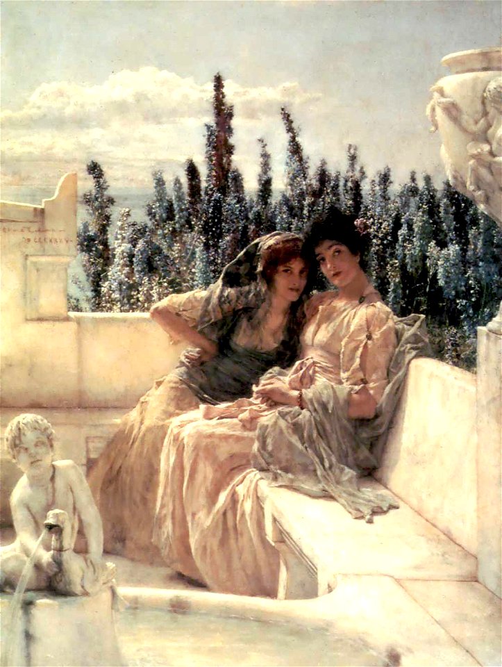 Lawrence Alma-Tadema-Whispering-Noon
