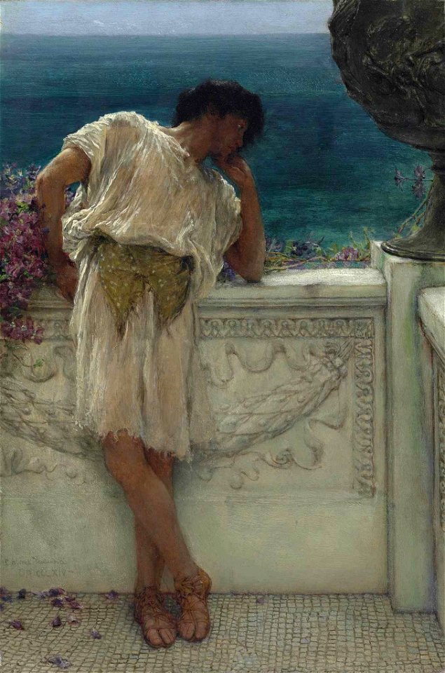 Lawrence Alma-Tadema - The Poet Gallus Dreaming