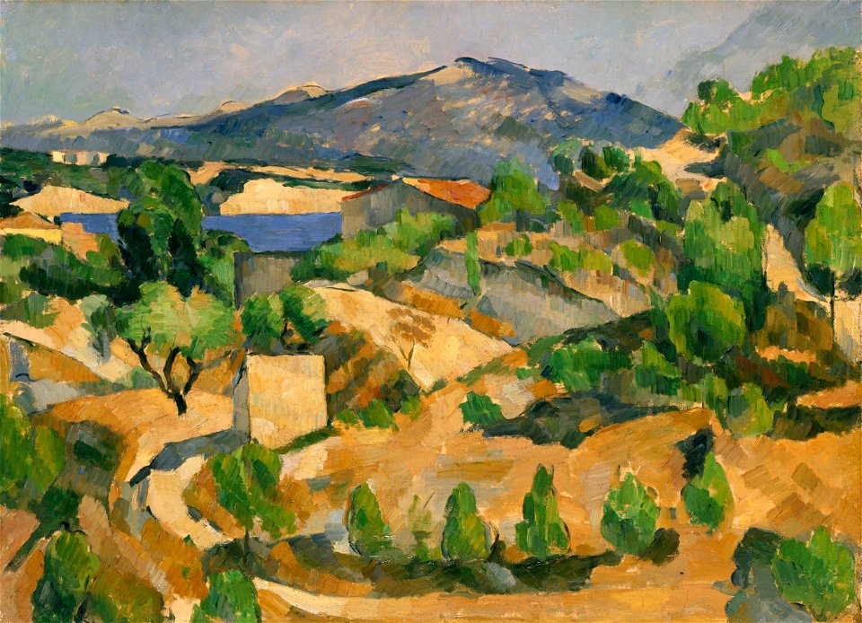 Le Barrage de François Zola, par Paul Cézanne, NMW A 2439