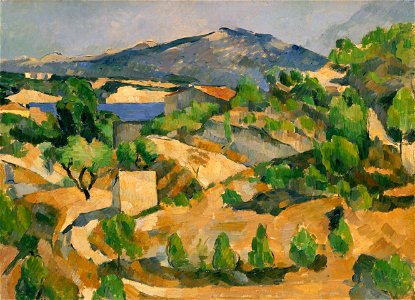 Le Barrage de François Zola, par Paul Cézanne, NMW A 2439