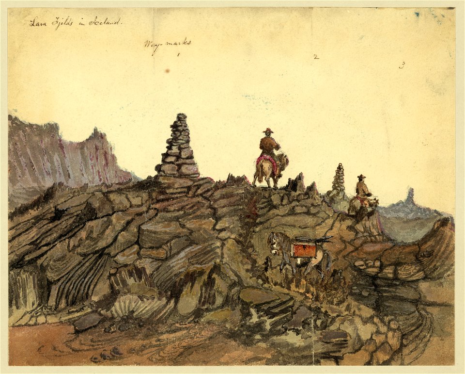 Lava fjelds in Iceland LCCN2004662116
