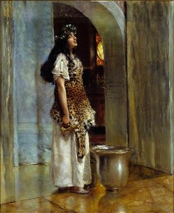 Lawrence Alma-Tadema (1836-1912) - A Priestess of Apollo - N04949 - National Gallery
