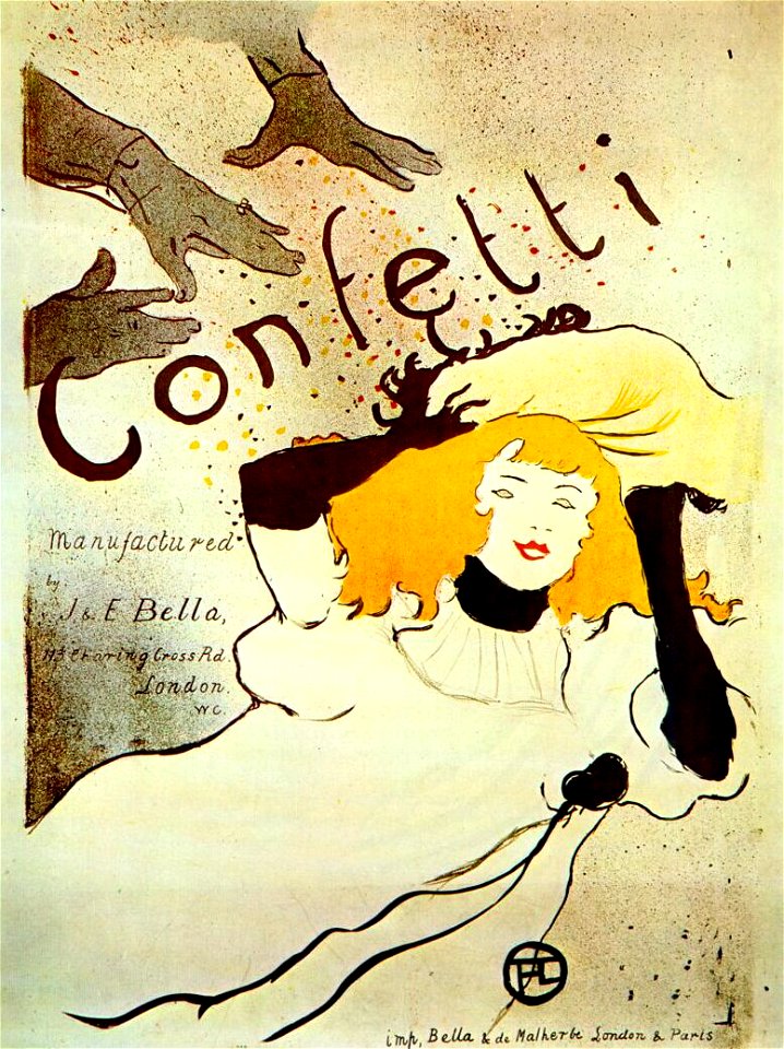 Lautrec confetti (poster) 1894