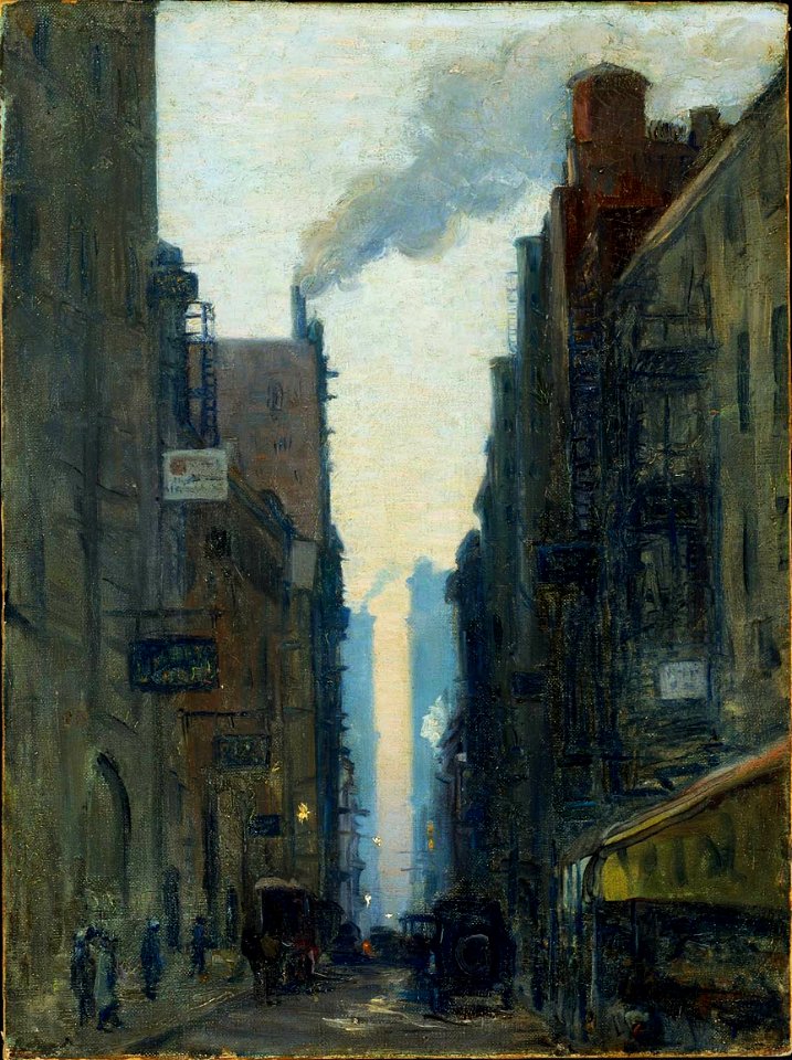 Ernest Lawson - New York Street Scene