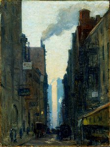 Ernest Lawson - New York Street Scene