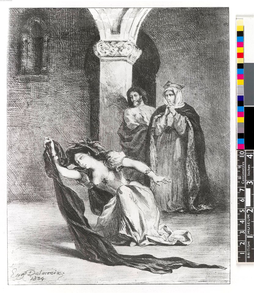 Le chant d'Ophélie (Act.IV, Sc.V) (Ophelia's song) (BM 1911,0412.176 1)