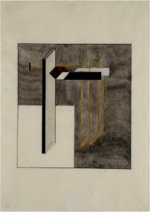 Lazar El Lissitzky - Study for Proun 4B - Google Art Project