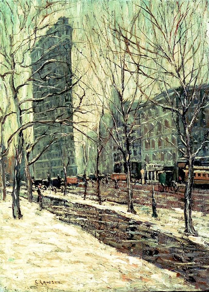 Ernest Lawson - The Flatiron Building, New York (02)