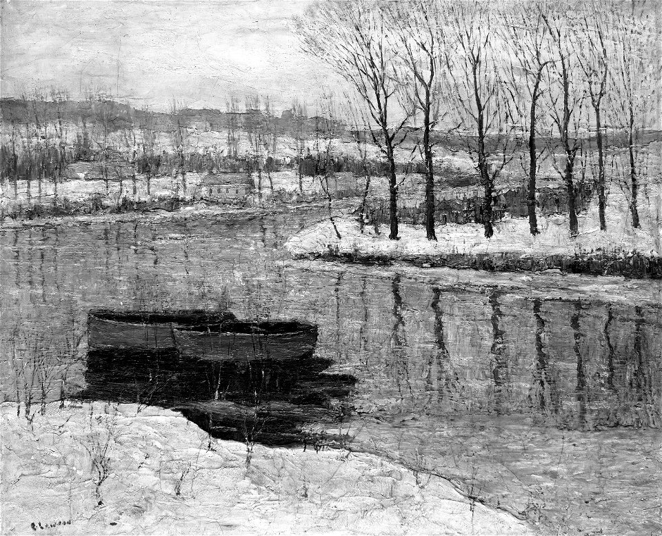 Brooklyn Museum - Winter - Ernest Lawson
