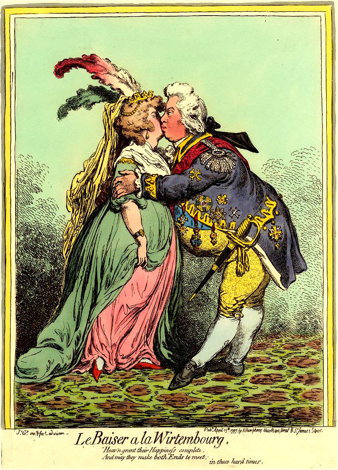 Le baiser a la Wirtembourg. (BM 1868,0808.6619)