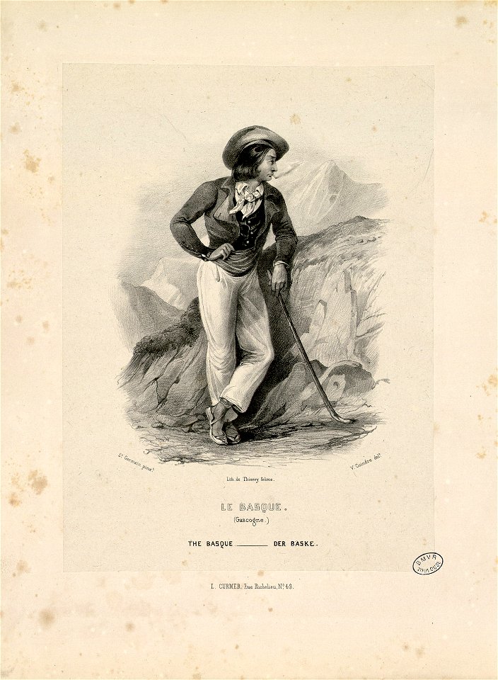 Le Basque (Gascogne) - The Basque - Der Baske - Fonds Ancely - B315556101 A SAINTGERMAIN 003