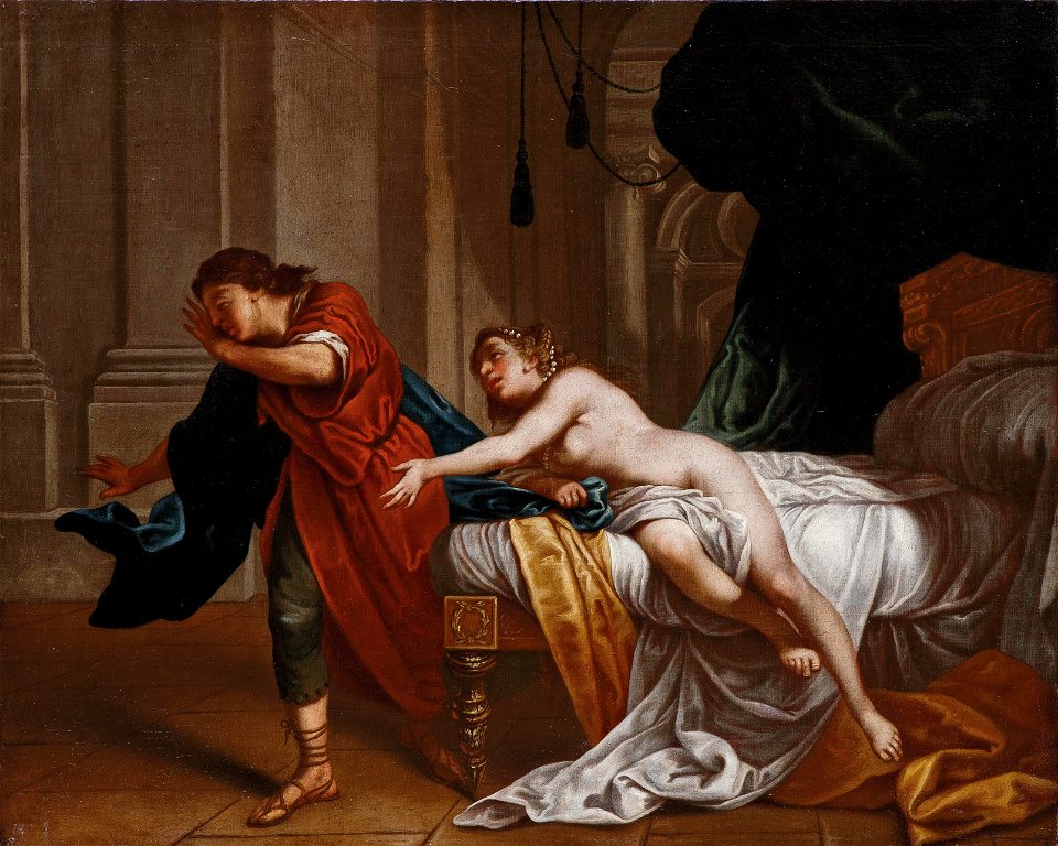 Lazzaro Baldi (attr) Joseph and Potiphar's wife